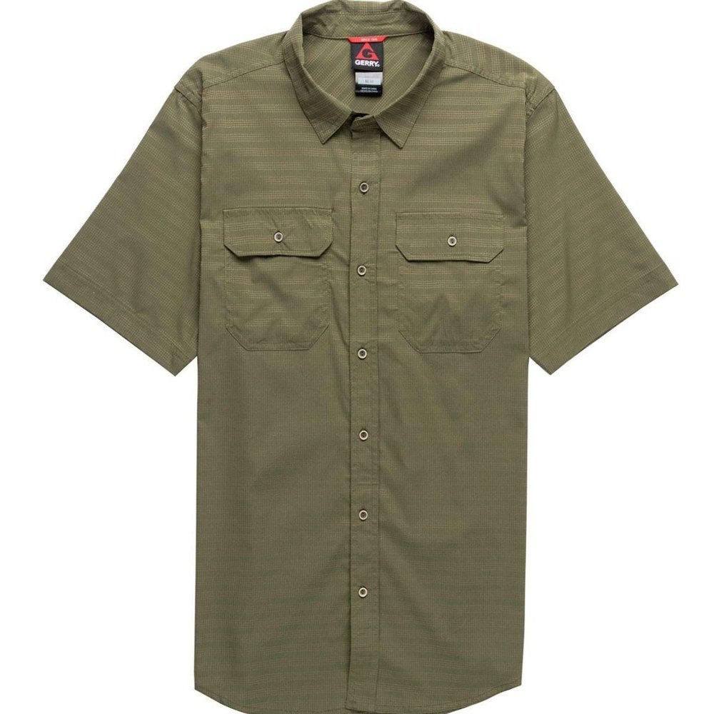 2 NEW! Olive & Navy - Gerry Men's Short Sleeve L